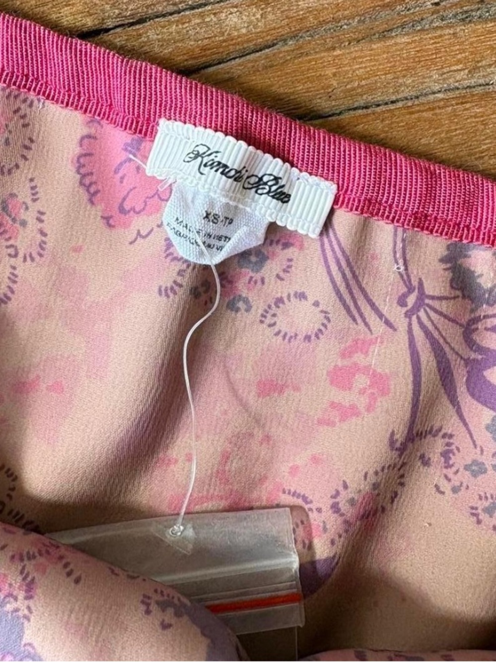 Urban Outfitters Kimchi Blue Pink and Purple Floral Pleated Mini Skirt XS - Picture 8 of 9